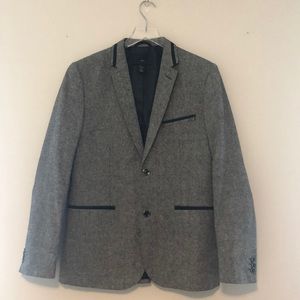 H&M Slim Fit Blazer 42R Wool Blend